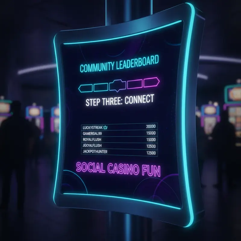 Step 3: Play fun casino games and join the community