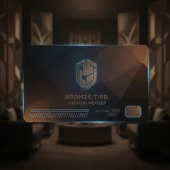Bronze membership tier badge for Neon Strip Slots