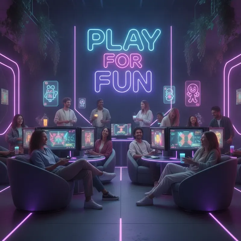Neon Strip Slots responsible gaming entertainment focus