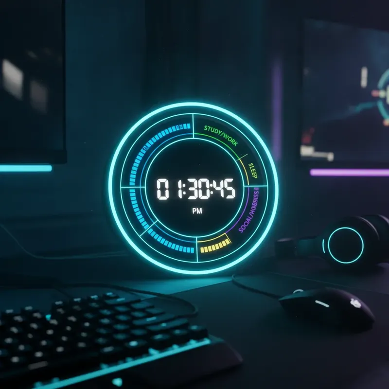 Time management tools for balanced gaming sessions